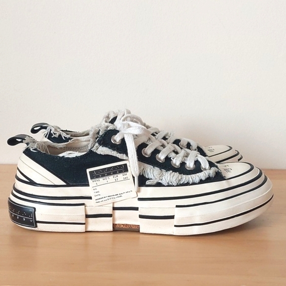 VESSEL x Yohji Yamamoto low top sneakers G.O.P. Lows Black Chunky - Picture 3 of 12